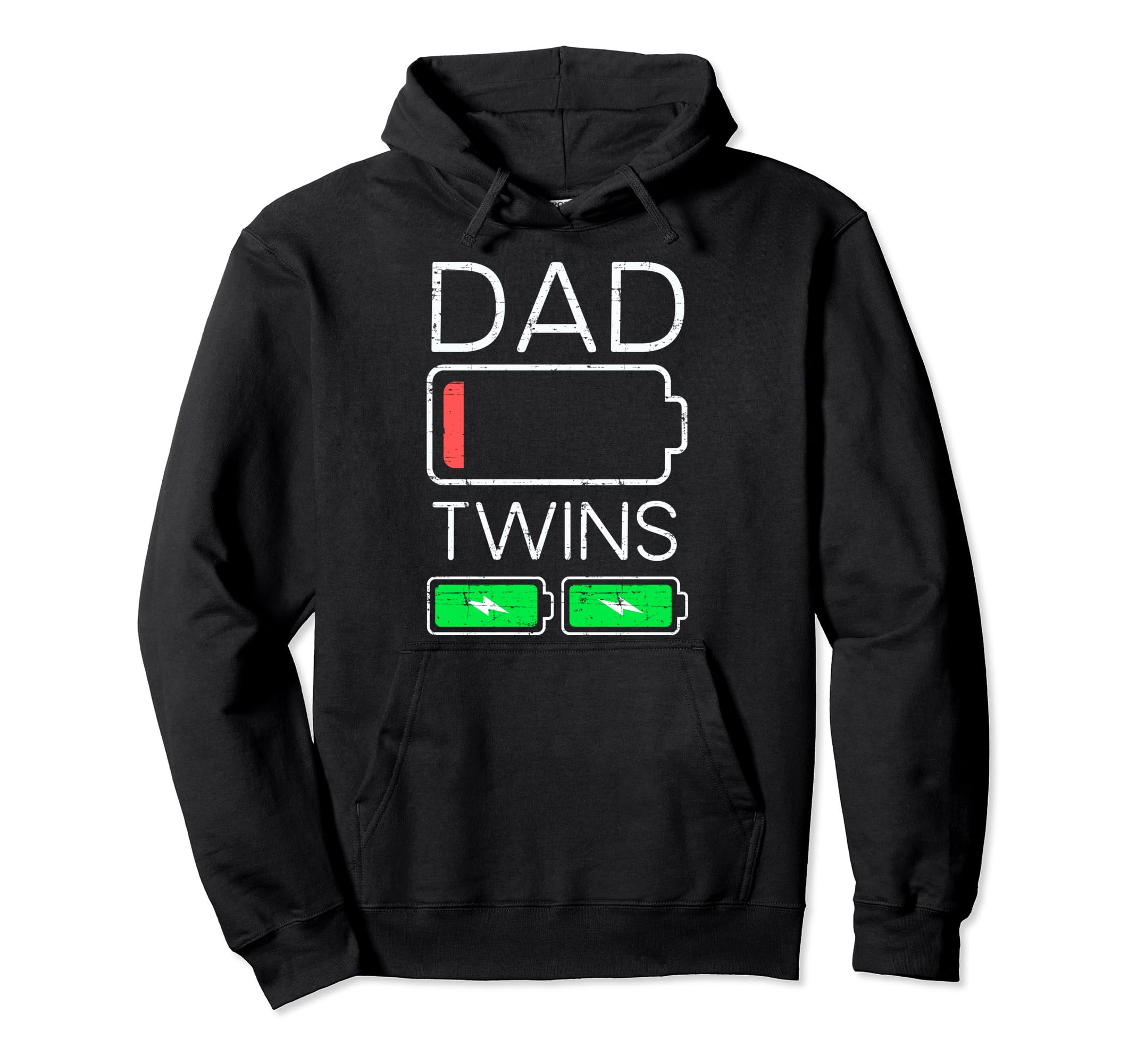 Dad Twins Fathers Day Daddy Twins Funny Hoodie - Novelty Apparel Unisex - T-Shirt, Sweatshirt, Hoodie