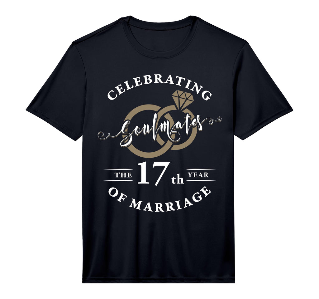 17Th Wedding Anniversary 17 Years T-Shirt - Custom Art Print Men Women - T-Shirt, Sweatshirt, Hoodie