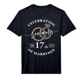 17Th Wedding Anniversary 17 Years T-Shirt - Custom Art Print Men Women - T-Shirt, Sweatshirt, Hoodie