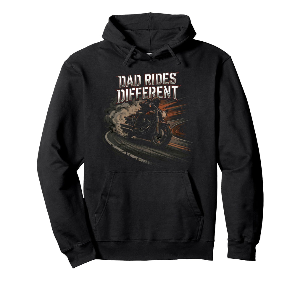 Motorcycle Papa Rider Biker Dad Gift Hoodie - Streetwear Style Men Women - T-Shirt, Sweatshirt, Hoodie
