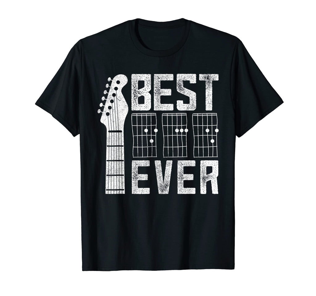 Fathers Day Music Best Dad Guitar T-Shirt - Trendy Graphic Men Women - T-Shirt, Sweatshirt, Hoodie