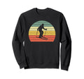 Ski Sunset Skier Skiing Dad Ski Sweatshirt - Minimalist Print for Adults - T-Shirt, Sweatshirt, Hoodie