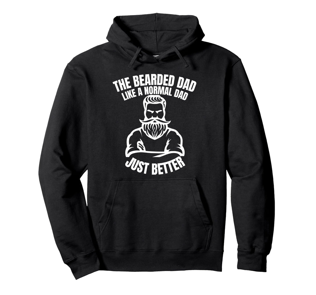 Bearded Dad Father Day Daddy Funny Hoodie - Aesthetic Graphic Men Women - T-Shirt, Sweatshirt, Hoodie