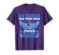 My Cousin Has Your Back Proud Air T-Shirt - Minimalist Print Men Women - T-Shirt, Sweatshirt, Hoodie