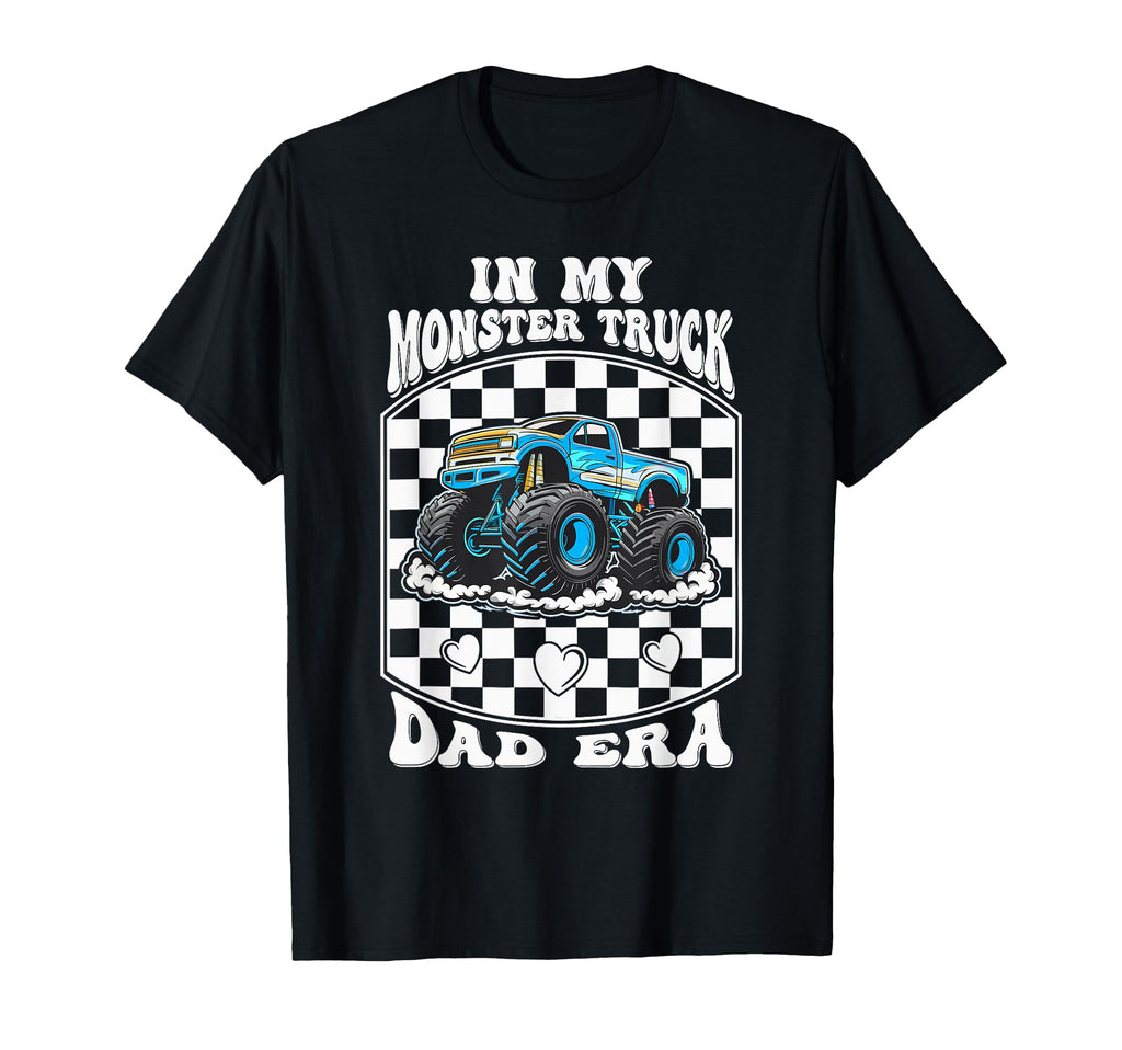 Groovy My Monster Truck Dad Era Monster T-Shirt - Graphic Print for Adults - T-Shirt, Sweatshirt, Hoodie