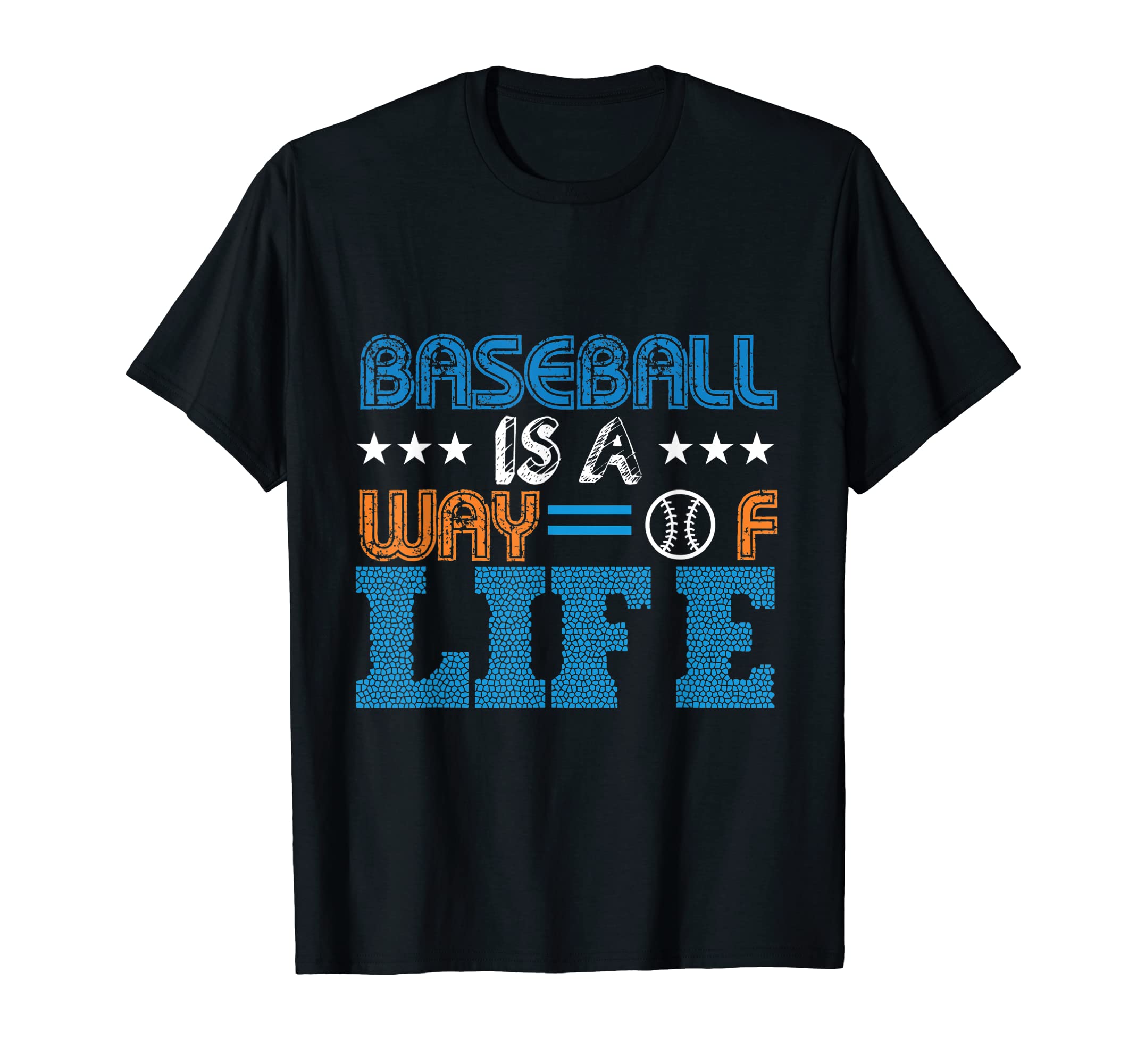 Baseball Is Way Life Baseball Player T-Shirt - Custom Art Print Unisex - T-Shirt, Sweatshirt, Hoodie