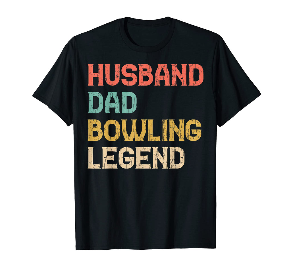 Bowling Funny Husband Dad Legend T-Shirt - Minimalist Print Men Women - T-Shirt, Sweatshirt, Hoodie