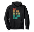 Dad Fishing Legend Fishermen Fathers Hoodie - Custom Art Print for Adults - T-Shirt, Sweatshirt, Hoodie