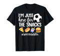 Here Snacks Soccer Sister Soccer Players T-Shirt - Unique Graphic Unisex - T-Shirt, Sweatshirt, Hoodie
