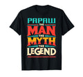 Papaw Myth Legend Dad Grandpa T-Shirt - Custom Art Print for Adults - T-Shirt, Sweatshirt, Hoodie