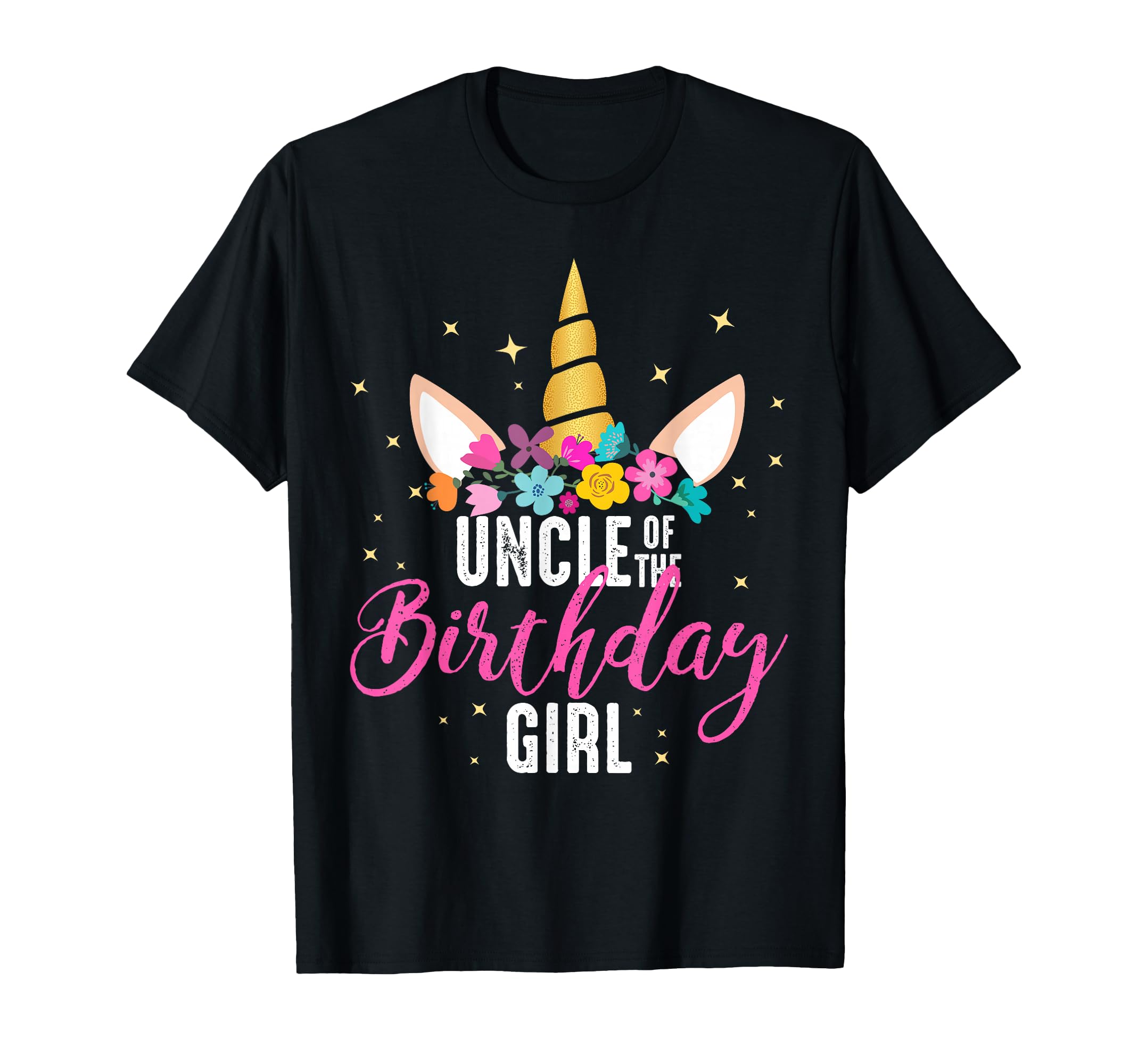 Uncle Birthday Uncle Gift Unicorn T-Shirt - Custom Art Print Men Women - T-Shirt, Sweatshirt, Hoodie