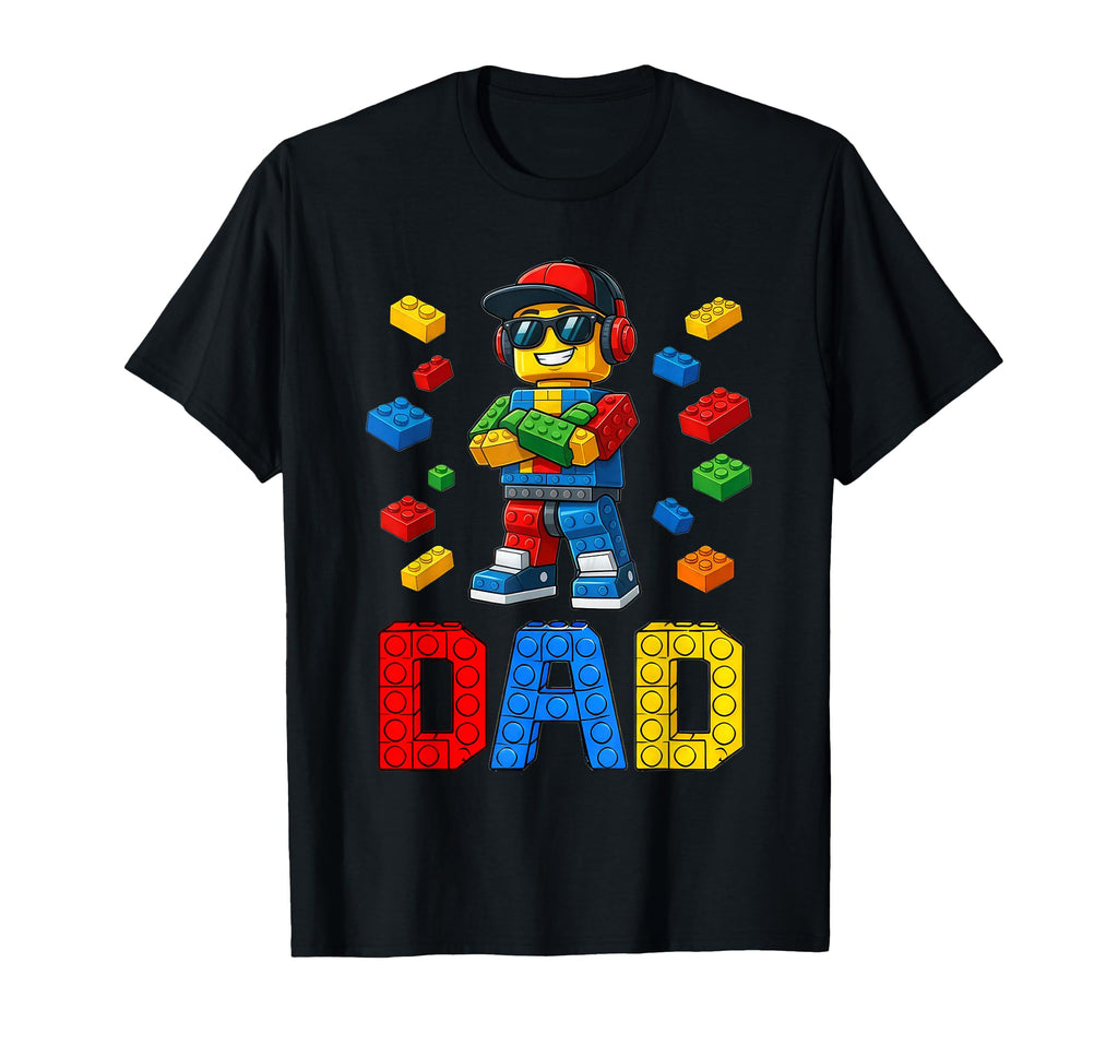 Family Dad Master Builder Building T-Shirt - Graphic Print for Adults - T-Shirt, Sweatshirt, Hoodie