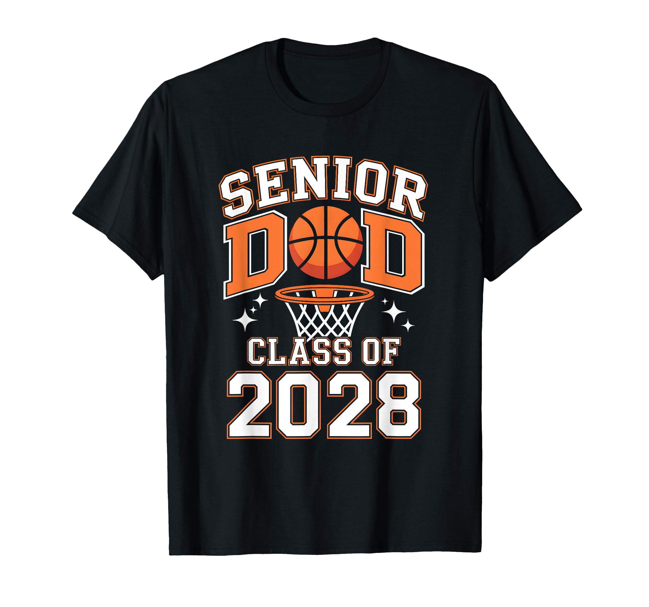 Senior Dad Class 2028 Basketball T-Shirt - Trendy Graphic Men Women - T-Shirt, Sweatshirt, Hoodie