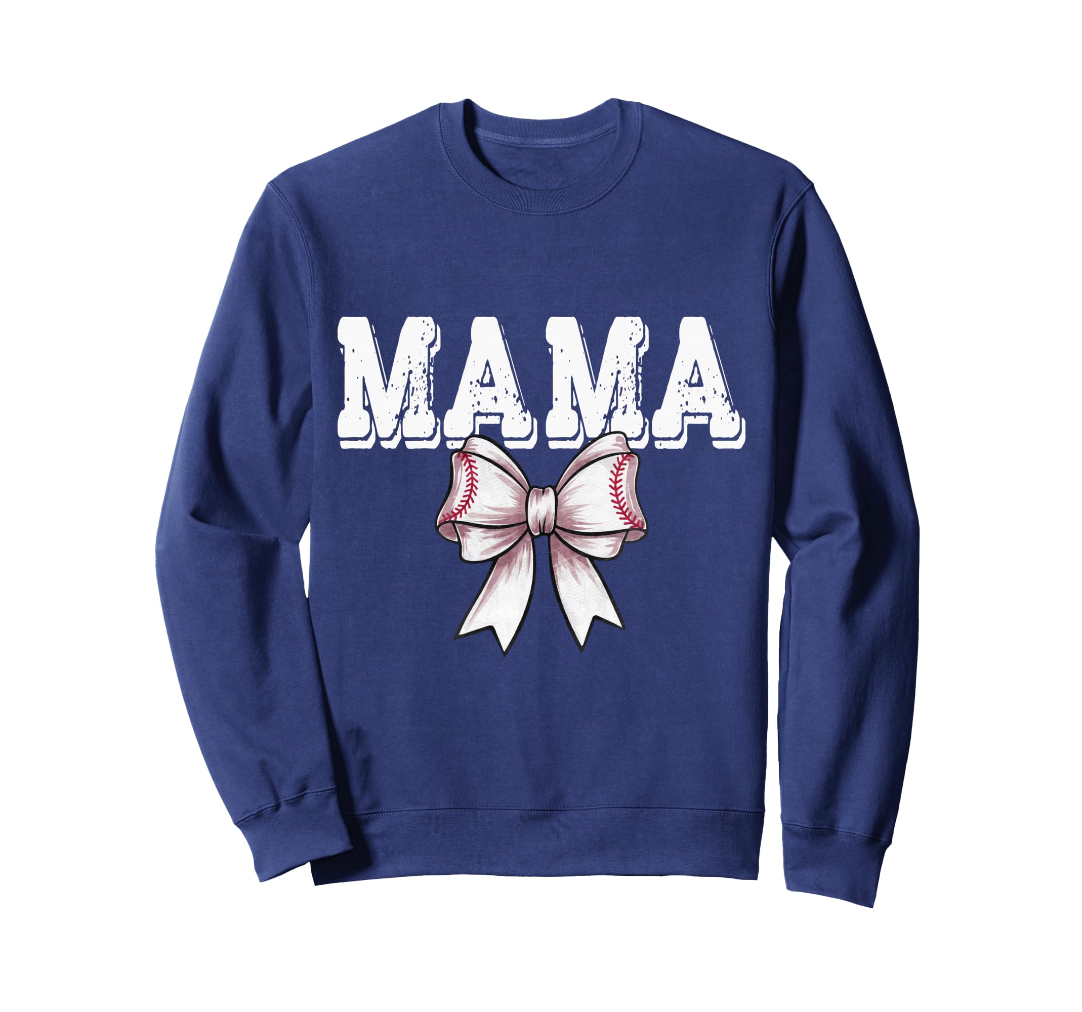 Coquette Baseball Bow Mom Sister Sweatshirt - Trendy Graphic for Adults - T-Shirt, Sweatshirt, Hoodie