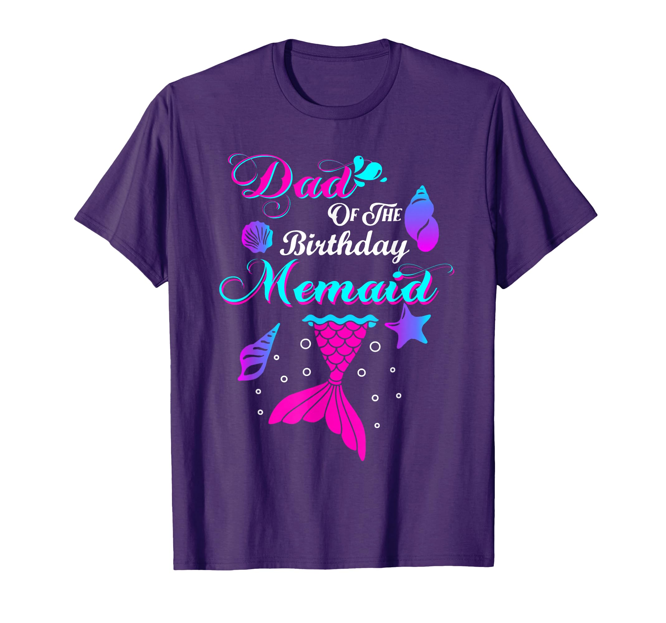 Mom And Dad Birthday Mermaid Matching T-Shirt - Unique Graphic for Adults - T-Shirt, Sweatshirt, Hoodie