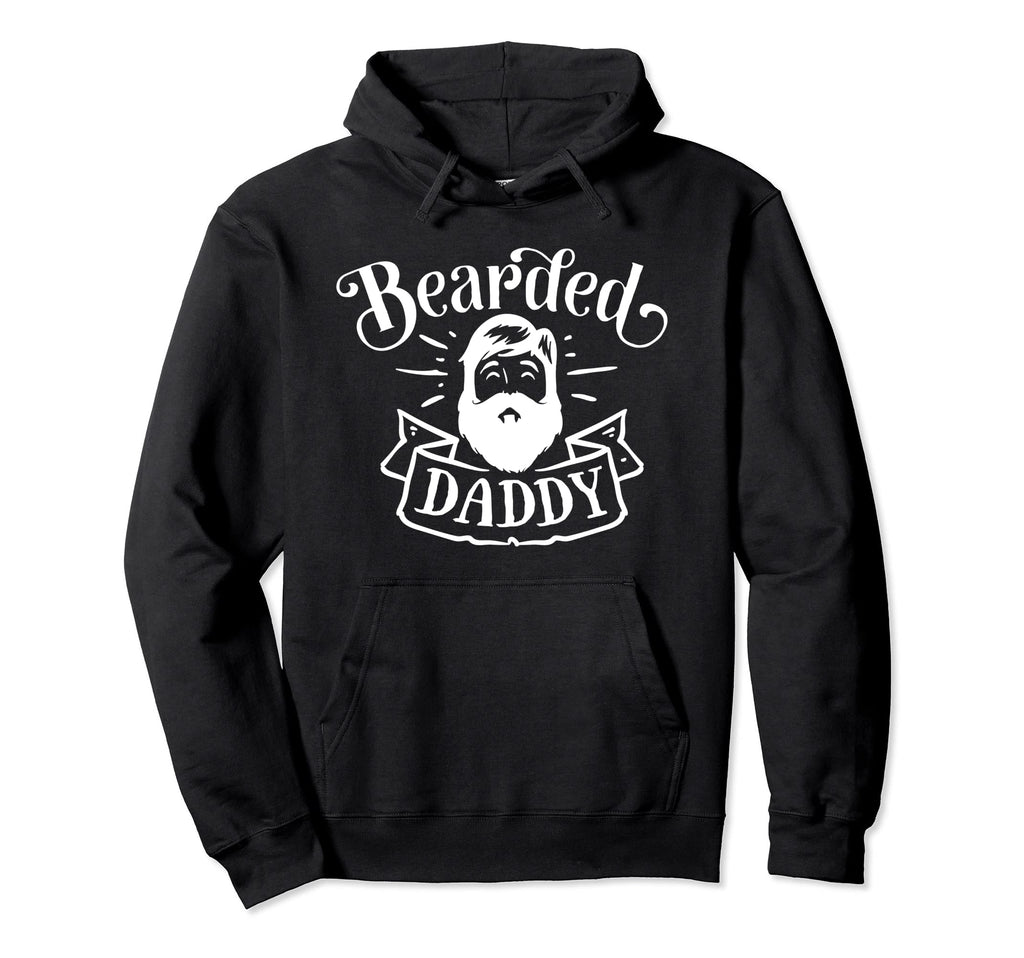 Bearded Daddy Fathers Day Gift Beard Dad Hoodie - Graphic Print for Adults - T-Shirt, Sweatshirt, Hoodie
