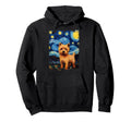 Norwich Terrier Dog Starry Night Hoodie - Unique Graphic Men Women - T-Shirt, Sweatshirt, Hoodie