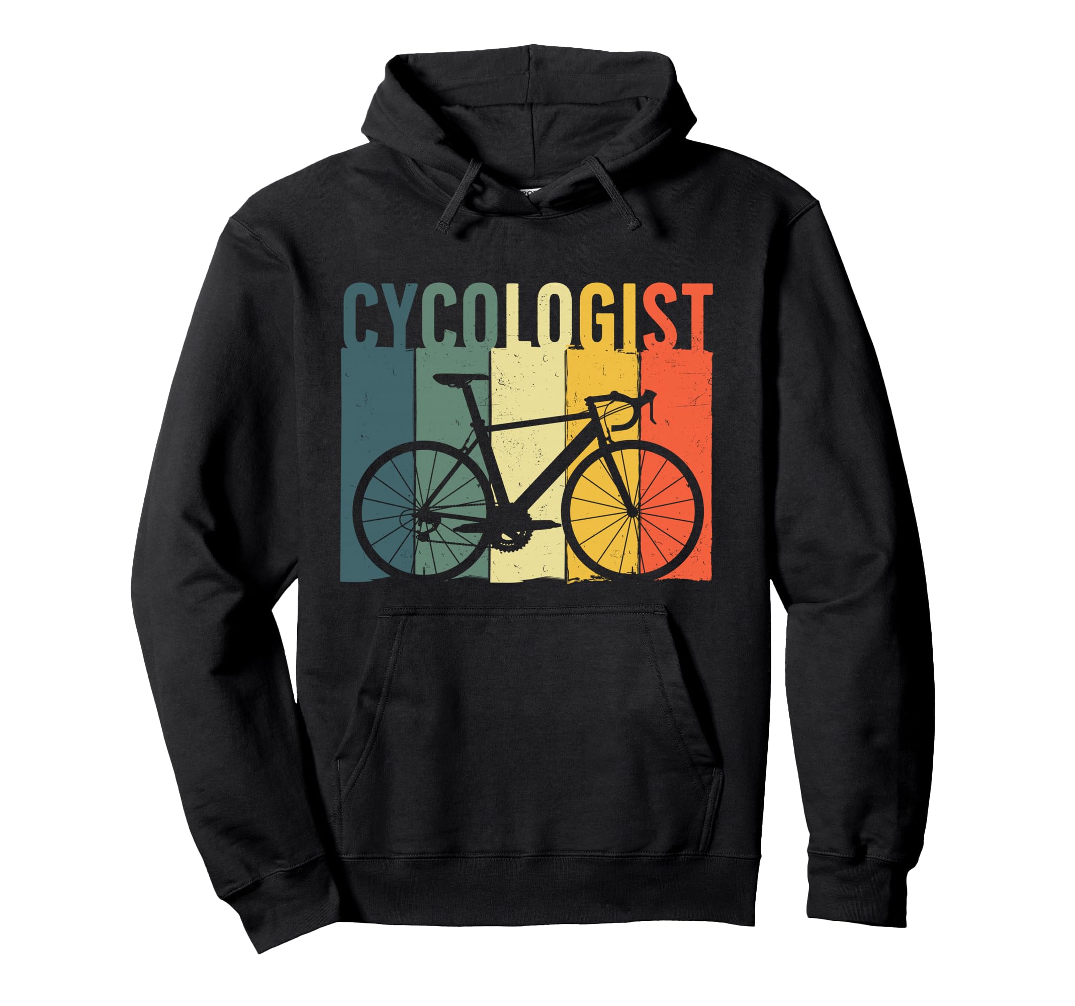 Funny Cycling Art Bike Rider Hoodie - Casual Everyday Wear Men Women - T-Shirt, Sweatshirt, Hoodie