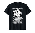 Proud Soccer Goalie Step Mom Soccer T-Shirt - Novelty Apparel for Adults - T-Shirt, Sweatshirt, Hoodie