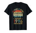 January 1996 Old 30Th Birthday T-Shirt - Fun Novelty Design for Adults - T-Shirt, Sweatshirt, Hoodie