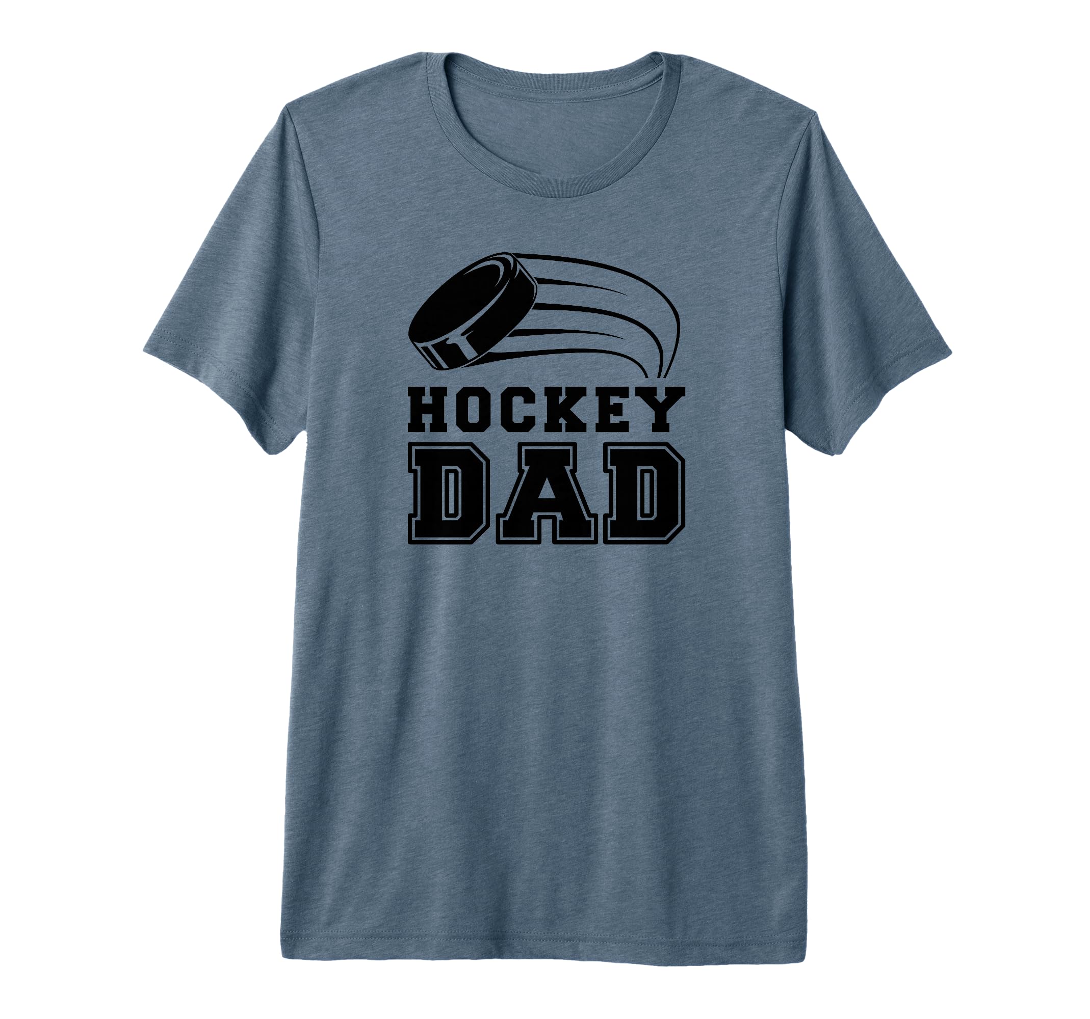 Hockey Dad Funny Hockey Tri Blend T-Shirt - Unique Graphic Unisex - T-Shirt, Sweatshirt, Hoodie