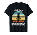 Disc Golf Funny Dad Bangs Chains Disc T-Shirt - Aesthetic Graphic Unisex - T-Shirt, Sweatshirt, Hoodie