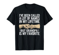 Grandpa Is My Favorite Name Lifetime T-Shirt - Streetwear Style Men Women - T-Shirt, Sweatshirt, Hoodie