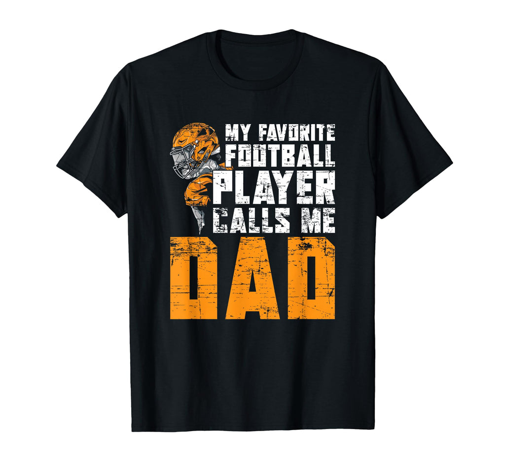 Fathers Day Football Player Dad American T-Shirt - Minimalist Print Unisex - T-Shirt, Sweatshirt, Hoodie