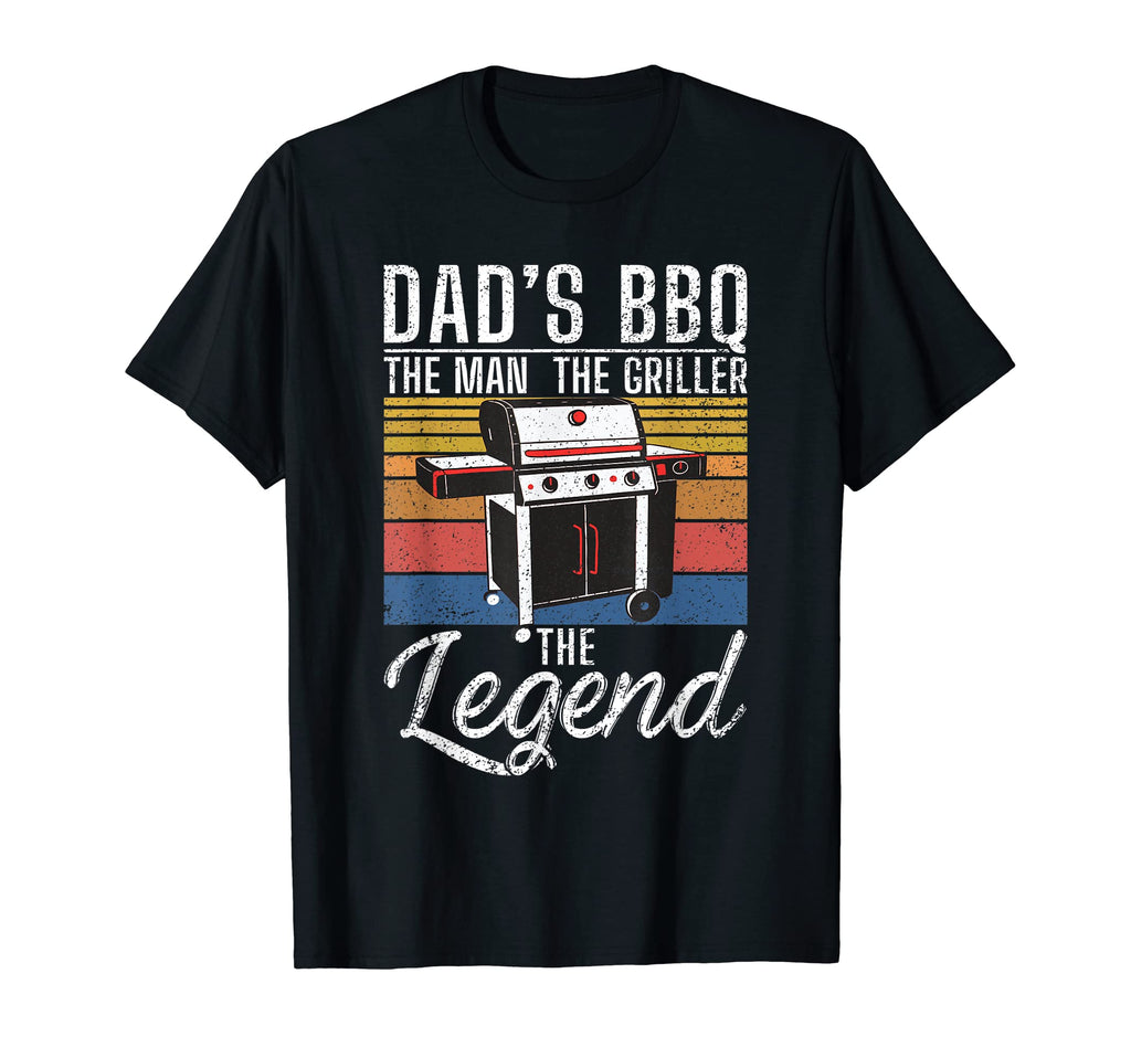 Dads Bbq Griller Legend Grilling Dad T-Shirt - Custom Art Print Men Women - T-Shirt, Sweatshirt, Hoodie