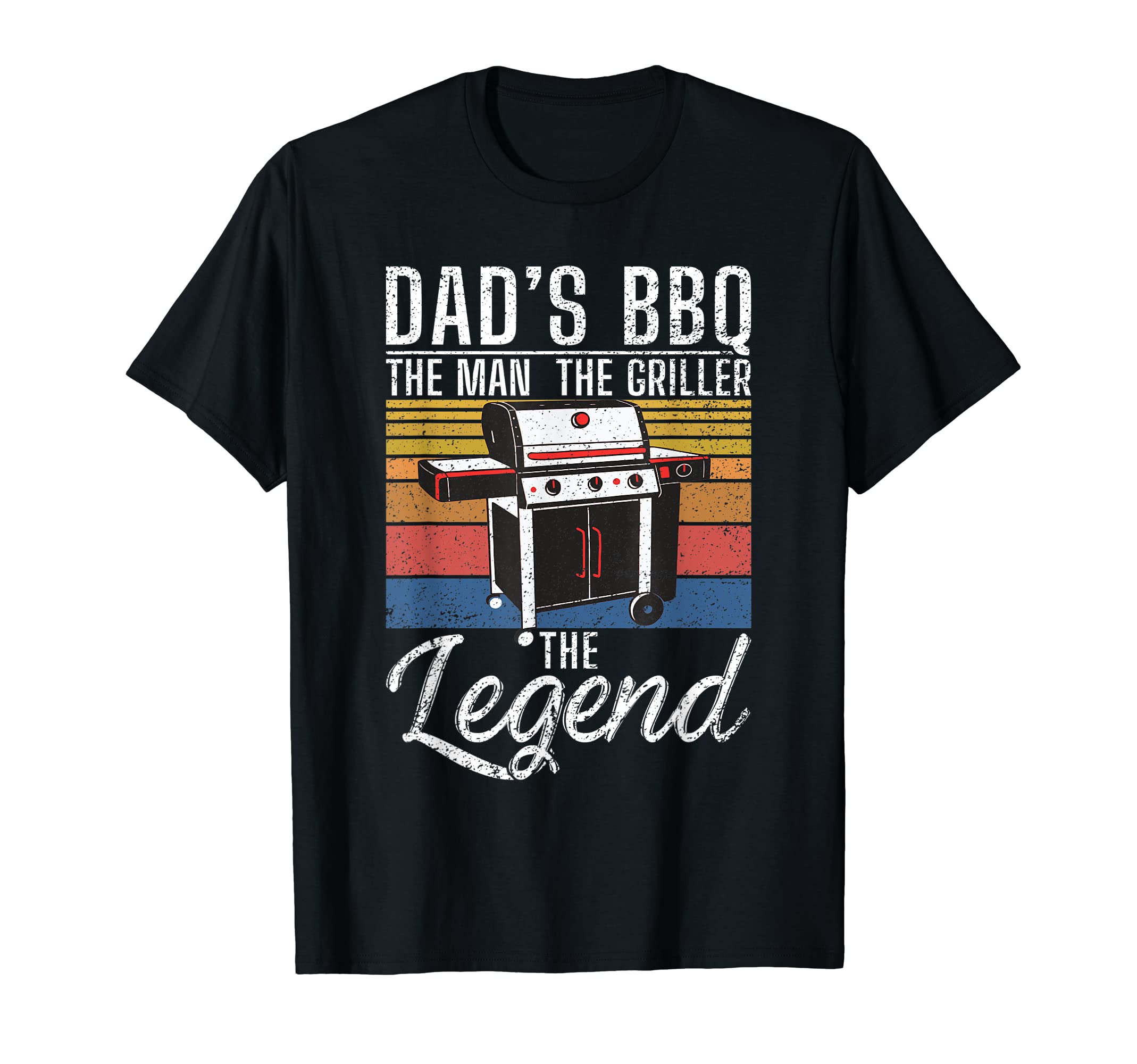 Dads Bbq Griller Legend Grilling Dad T-Shirt - Custom Art Print Men Women - T-Shirt, Sweatshirt, Hoodie