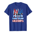 Coast Guard Grandpa Usa Flag T-Shirt - Fun Novelty Design Men Women - T-Shirt, Sweatshirt, Hoodie