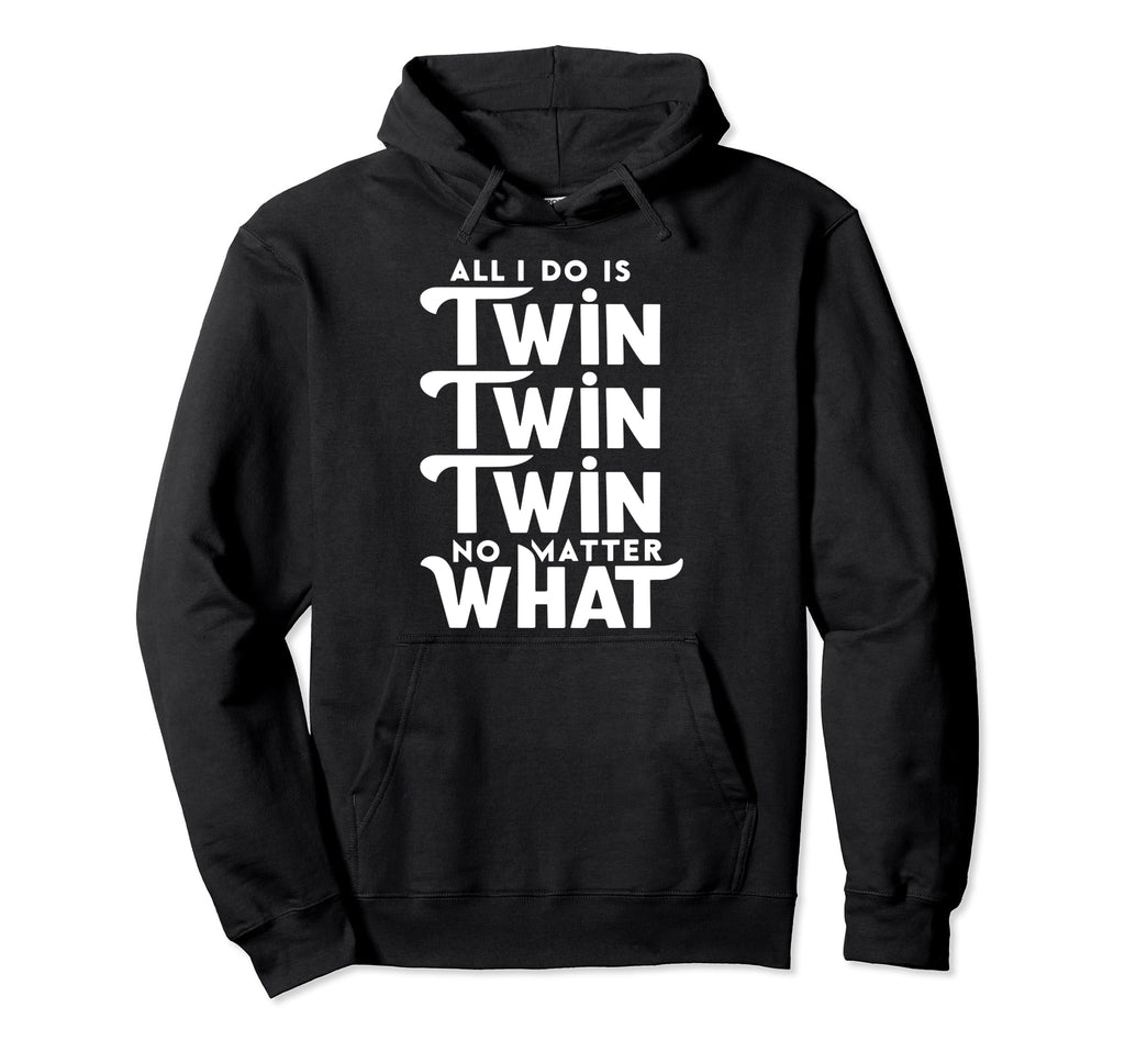 Twin Dad Novelty Funny Daddy Fathers Hoodie - Novelty Apparel for Adults - T-Shirt, Sweatshirt, Hoodie