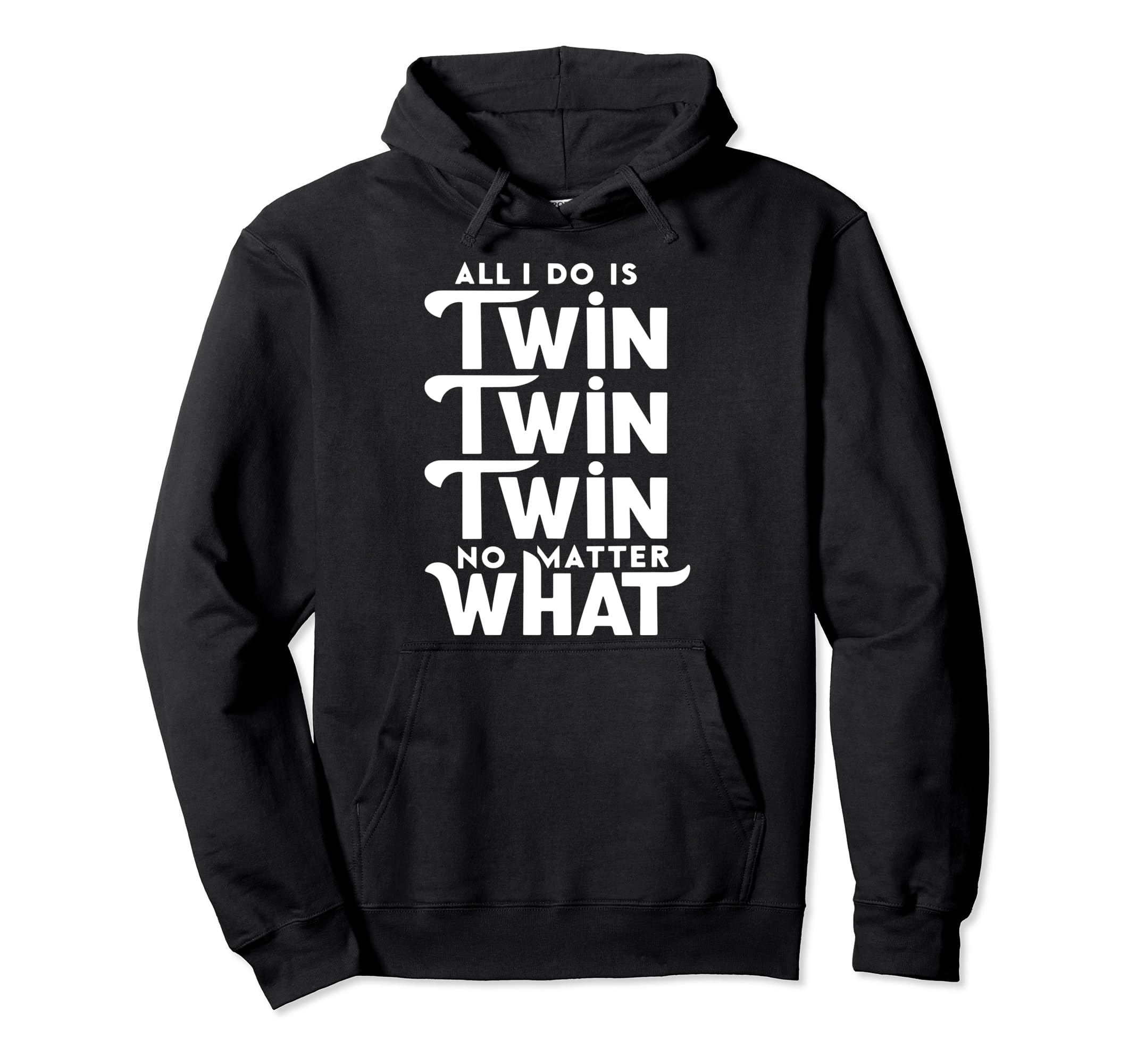 Twin Dad Novelty Funny Daddy Fathers Hoodie - Novelty Apparel for Adults - T-Shirt, Sweatshirt, Hoodie