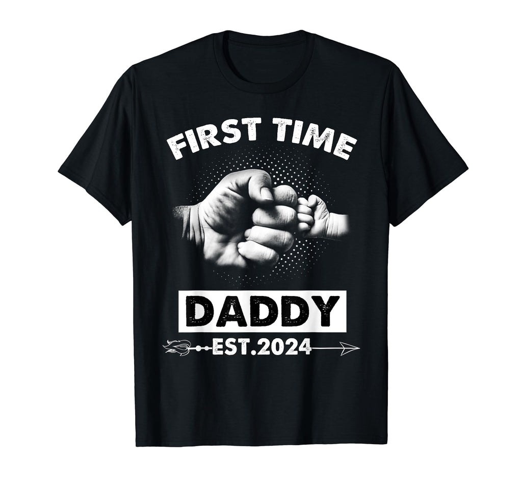 Fathers Day 2024 First Time Daddy T-Shirt - Streetwear Style for Adults - T-Shirt, Sweatshirt, Hoodie