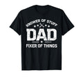 Dad Knower Stuff Fixer Things Fathers T-Shirt - Trendy Graphic for Adults - T-Shirt, Sweatshirt, Hoodie