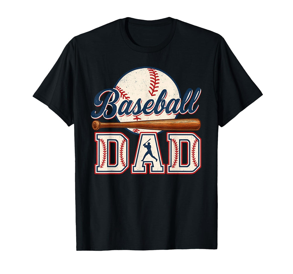 Baseball Dad Play Ball Softball Papa T-Shirt - Fun Novelty Design Unisex - T-Shirt, Sweatshirt, Hoodie