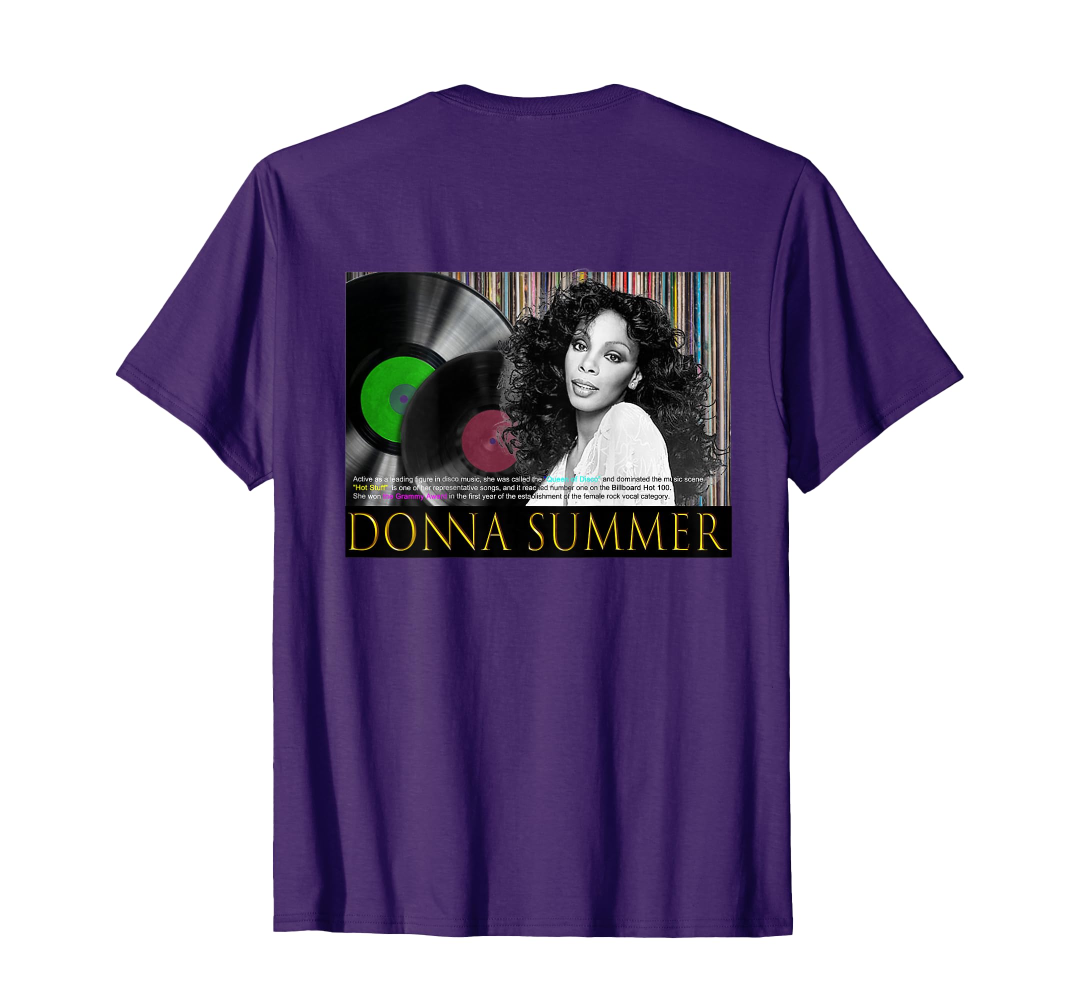 Donna Summer 001 Back Printed T-Shirt - Trendy Graphic Unisex - T-Shirt, Sweatshirt, Hoodie