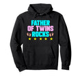 Father Twins Dad Fathers Day Funny Hoodie - Novelty Apparel Men Women - T-Shirt, Sweatshirt, Hoodie