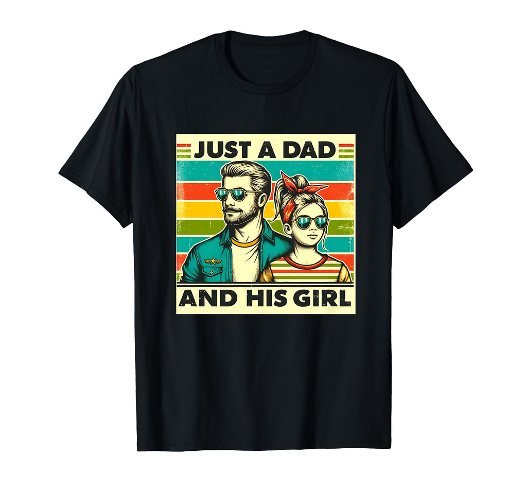 Just Dad And His Personalized Gifts Dad T-Shirt - Custom Art Print Unisex - T-Shirt, Sweatshirt, Hoodie