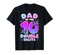 Dad Double Digits 10Th Birthday T-Shirt - Aesthetic Graphic Unisex - T-Shirt, Sweatshirt, Hoodie