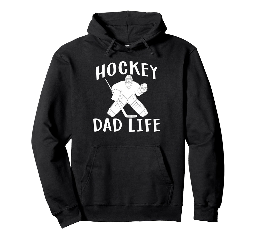 Hockey Dad Life Game Day Sports Dad Hoodie - Custom Art Print Unisex - T-Shirt, Sweatshirt, Hoodie