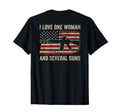 I Love One And Several Guns Ar15 Usa Gun T-Shirt - Trendy Graphic Unisex - T-Shirt, Sweatshirt, Hoodie