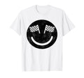 Racing Smile Race Car Parties T-Shirt - Graphic Print Men Women - T-Shirt, Sweatshirt, Hoodie