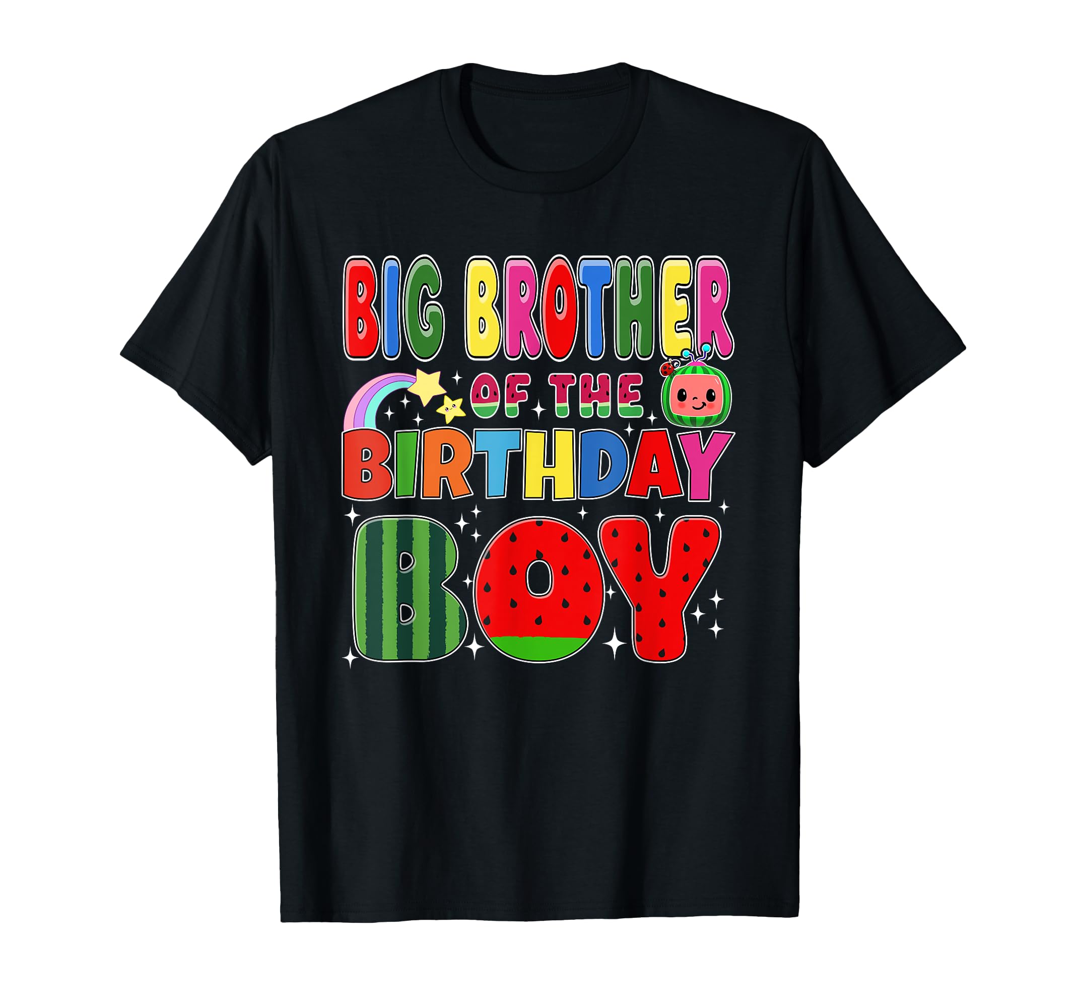 Big Brother Birthday Melon Family T-Shirt - Custom Art Print for Adults - T-Shirt, Sweatshirt, Hoodie