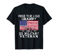 Mens Proud Dad Grampy Military T-Shirt - Aesthetic Graphic Men Women - T-Shirt, Sweatshirt, Hoodie