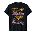 Happy Dad Mommy Its My Daughters 9Th T-Shirt - Custom Art Print Unisex - T-Shirt, Sweatshirt, Hoodie