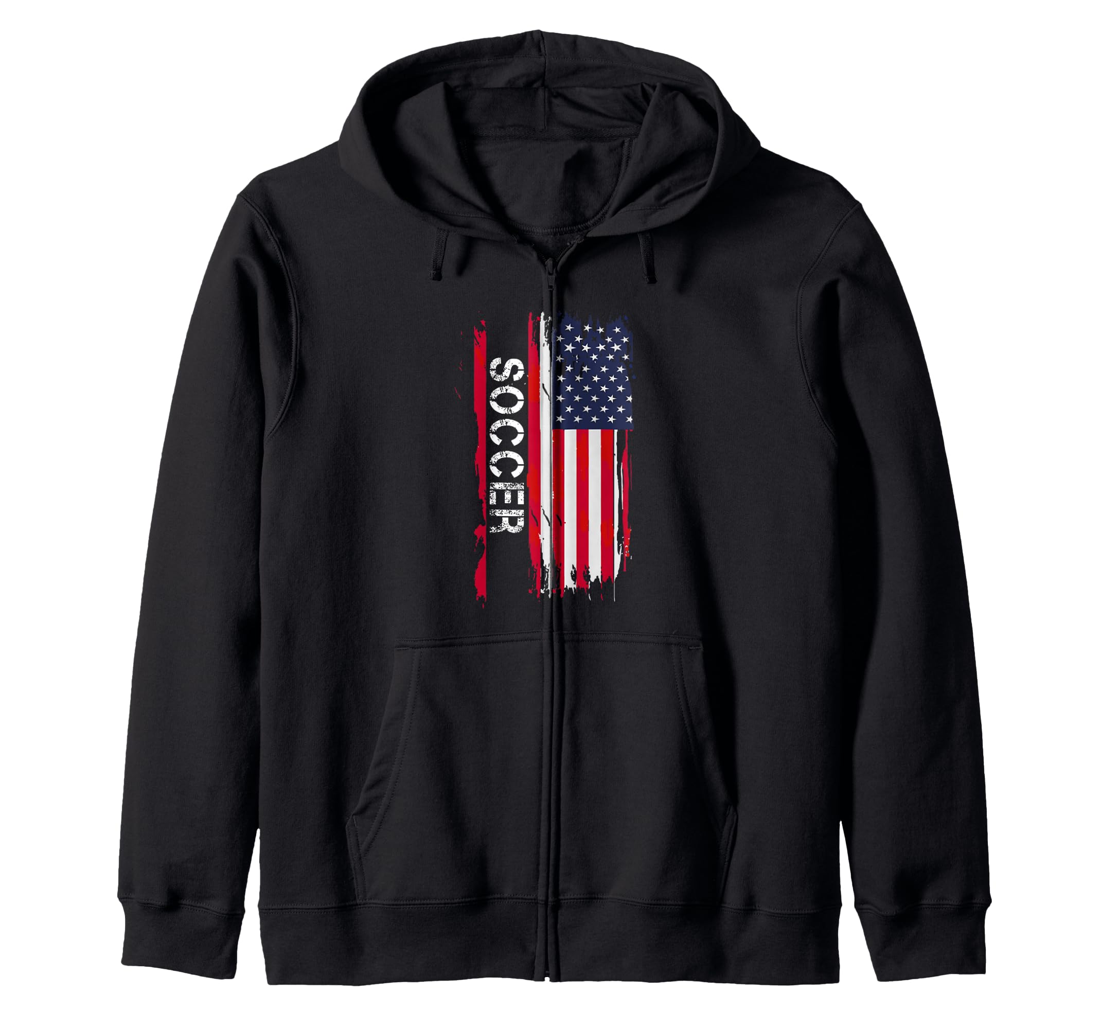 Patriotic Soccer Usa Flag T-Shirt - Trendy Graphic Unisex - T-Shirt, Sweatshirt, Hoodie