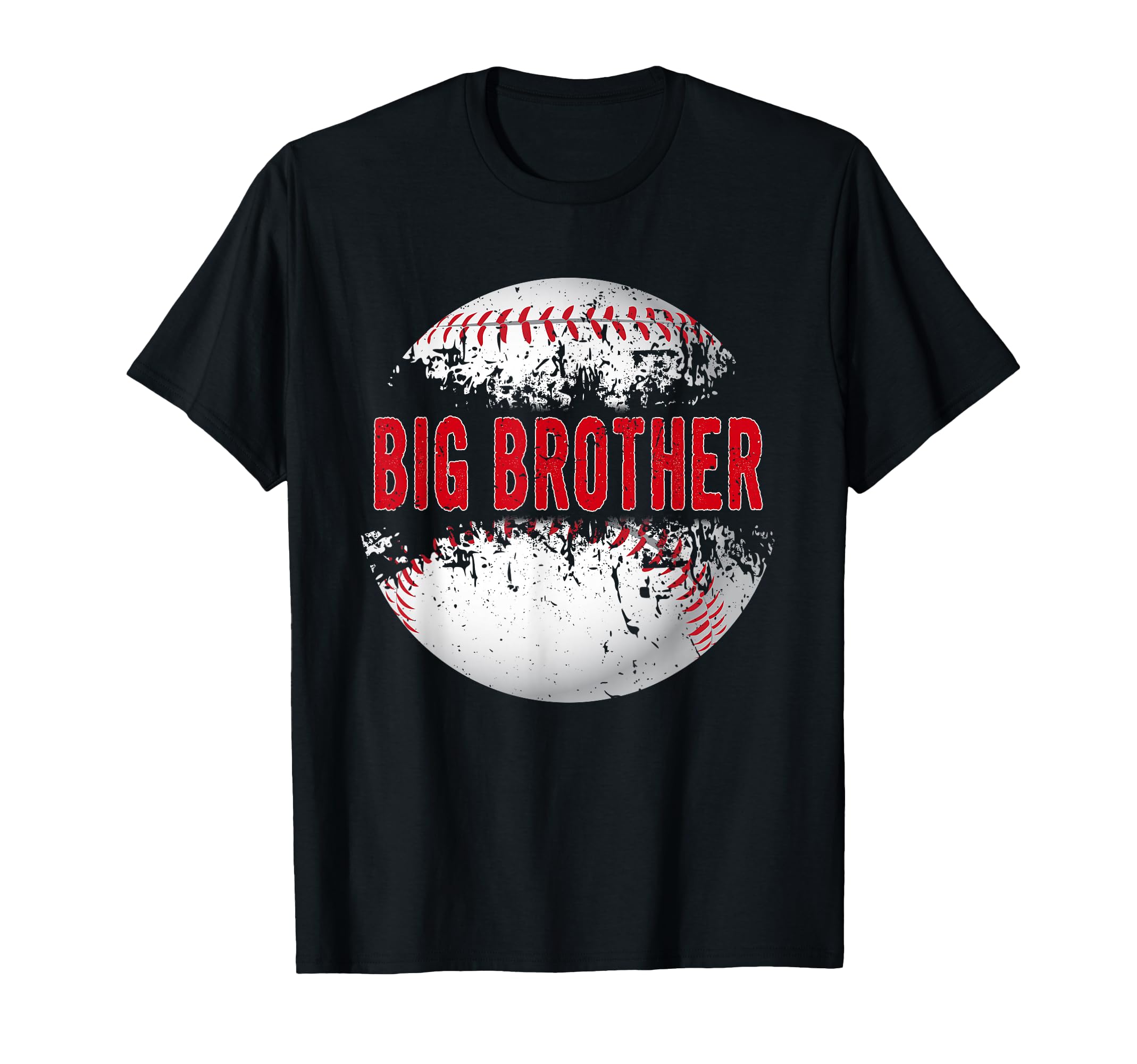 Baseball Softball Lover Ball Big Brother T-Shirt - Graphic Print Unisex - T-Shirt, Sweatshirt, Hoodie