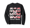 Soccer Mama Coquette Bow Soccer Mom Sweatshirt - Aesthetic Graphic Unisex - T-Shirt, Sweatshirt, Hoodie