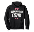 Dad Father Daughters Proud Dad Daughter Hoodie - Graphic Print Men Women - T-Shirt, Sweatshirt, Hoodie